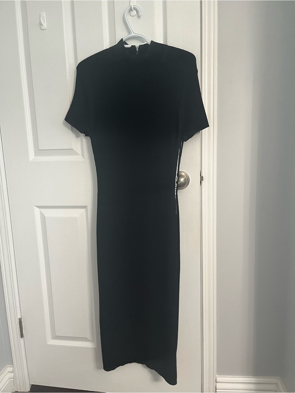 MICHAEL KORS Black Maxi Dress with Short Sleeves - Picture 2 of 6